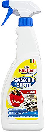 Smacchia Subito, Smacchiatore per Tessuti Bianchi e Colorati, Pulisce Macchie di Unto, Caffè, Erba, Casa Linda, 750ml