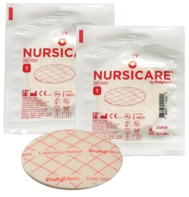 Medicazioni per Capezzoli in Allattamento – Paracapezzoli per Alleviare Dolore e Ragadi – Dispositivo Polimerico Riutilizzabile – Protezione Seno e Copricapezzoli – 2 Pezzi Nursicare