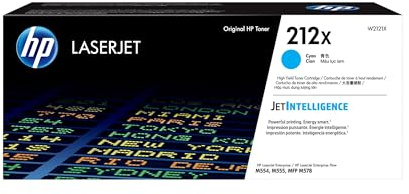 HP 212X (W2121X) Cyan Original Toner mit hoher Reichweite für HP Color LaserJet Enterprise M554, M555, M578, XL