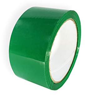 Keephot Klebeband, 48 mm x 66 m, Allzweck aus Polypropylen Paketband (Grün, 1)