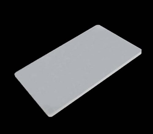 5 mm dicke Stempelblöcke, Acryl, transparent, mit Rasterlinien für Scrapbooking, Basteln, rechteckig 10 x 16 cm