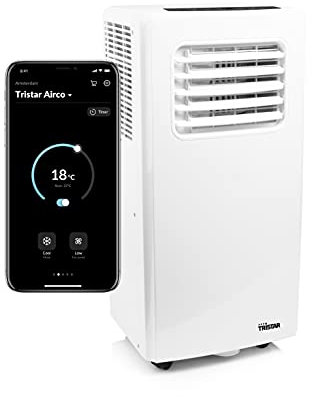 Tristar Smart Mobile Air Conditioner, 7000 BTU, 2.1 kW, 785 W, For Spaces Up to 25 m², Time, Free App