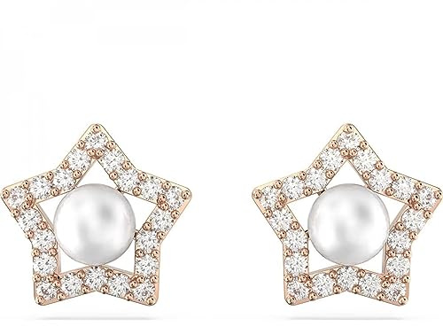 Swarovski Ohrringe Stella: PE Stud White/Ros 5645465 Marke, Einheitsgröße, Nicht-Edelmetalle, Kein Edelstein