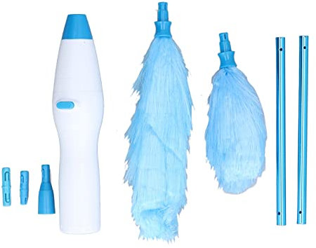 Cepillo de limpieza eléctrico, rotación de 360 grados, plumero eléctrico, plumero de plumas, herramienta de limpieza del hogar, limpiador giratorio para baño, limpiador de ducha para limpieza