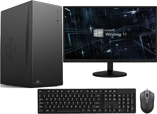 Optiplex Intel i7 4770 16GB RAM 512GB M.2 SSD WiFi Windows 11 Desktop PC 27-inch VenoScorp V100 Computer Bundle