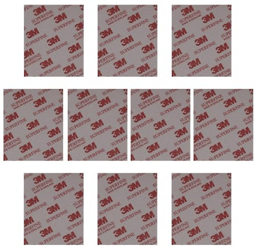 Hergestellt mit 3 M weichen Pads, Schleifschwamm, Schleifen, Polieren, Nass- und Trockenschaum, waschbar, wiederverwendbar, feine Körnung, schnelles Schneiden, Körnung 2602, Körnung 200, superfein)