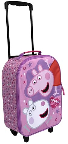 Undercover – Peppa Pig Barnvagn – rymligt huvudfack – perfekt resekamrat – justerbar och fixbar teleskopstång, ROSA, barn vagn