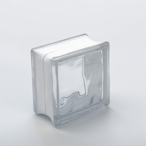 Fuchs Design Glasbaustein Wolke klar, 14,5x14,5x8 cm - 10 Stück