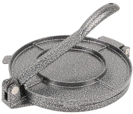 Tnfeeon Pressa per Tortilla Pressa per Puri Pressa per Pasta Pressa per Farina in Lega di Alluminio da 6,3 Pollici Tortilla Taco Press Roti Maker per la Colazione Domestica