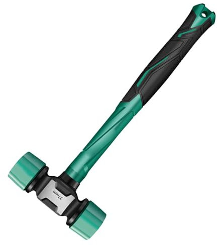 Rubber Hammer, Flooring Hammer Mallet, Heavy Duty Rubber Hammer, Ergonomic Grip Handle, Double-Sided Soft Mallets, Rubber Mallet, Portable Hammer Tool, Soft Mallet for Flooring, Lightweight Ru