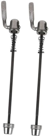 UKCOCO 2pezzi Perno Ruota Posteriore per Bici Sgancio Rapido per Accessorio per Allenamento Compatibile Bici da e Mountain Bike Resistente