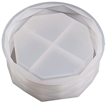 Molde de silicona para macetas, caja de almacenamiento, molde de resina epoxi, herramientas de decoración, yesos, suministros