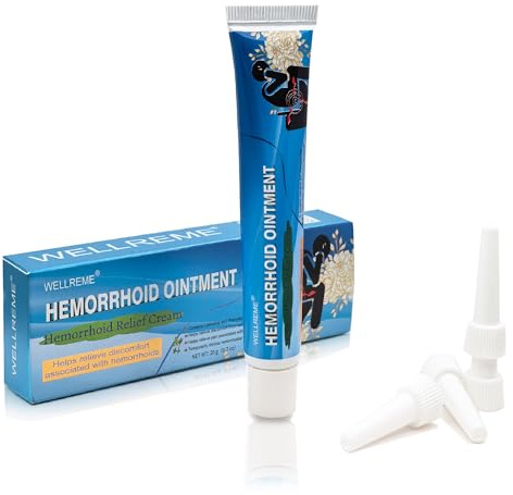 Haemorrhoid Cream 20g | Soothing Skin Cream with Witch Hazel & Aloe Vera | Perineal Comfort | Vegan, Hypoallergenic Formula