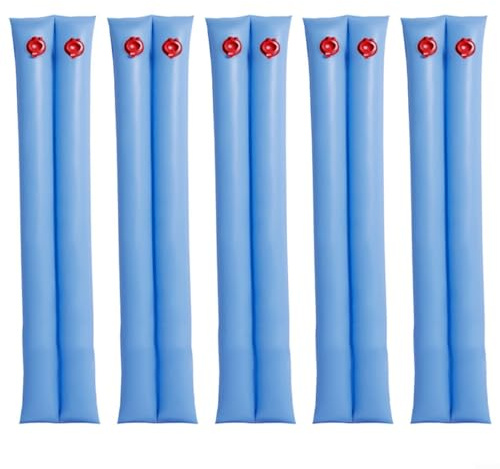 Fauhapyway Lot de 10 sacs à eau robustes de 2,4 m pour piscine hors sol, valve anti-fuite
