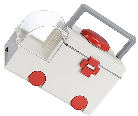 FOYTOKI Caja Médica Hogar Grande de Plástico Gris, Botiquín de Primeros Auxilios Doble Compartimento, Contenedor Organizado para Almacenamiento de Medicamentos, Uso Doméstico