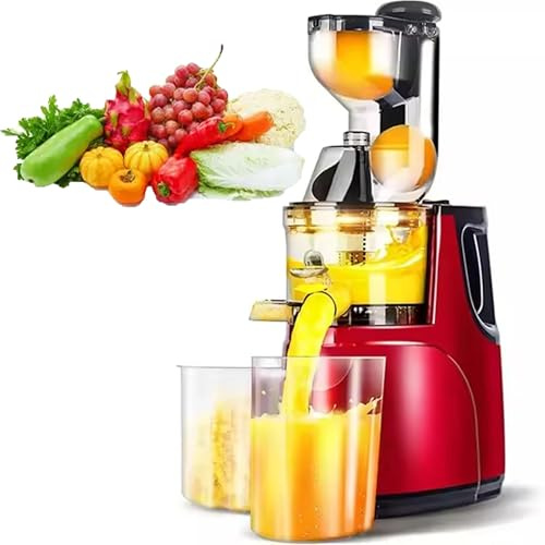 Extracteur De Jus À Froid, Extracteur De Jus Professionnel Haut De Gamme, Avec Séparation Efficace Des Résidus, Facile À Nettoyer, Idéal For Les Sorbets De Fruits Nutritifs Et Les Jus De Légumes