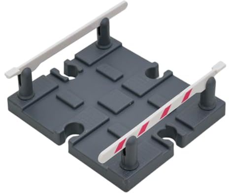 CLISPEED Train Track Barrier Accessories Diy Railway Railing for Toy Train Station Playsets Educational Toy for Boys and Girls and Hobbyists