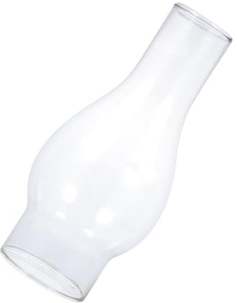 GAROZATION Glaszylinder Petroleumlampe 50mm Lampenschirm aus Glas für Petroleumlampe mit Stil und Warmem Licht für Schlafzimmer und Zuhause als Dekoratives Accessoire