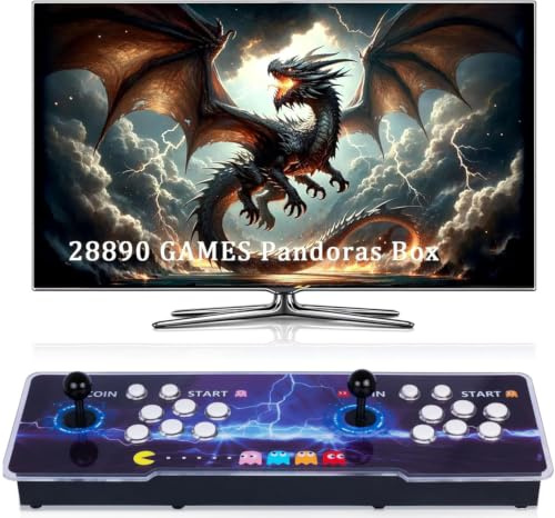 Maquina Arcade 2026.Consola de Juegos , 29900 Juegos, Juegos Retro, 2-4 Jugadores, Compatible con Juegos 3D para PC, proyector y TV