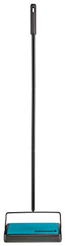 Bissell Easy Sweep Compact Carpet & Floor Sweeper, 2484A, Teal