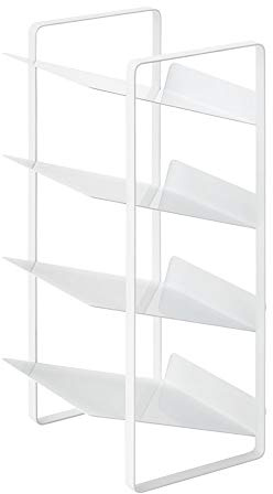 YAMAZAKI 4304 Tower Bottle Rack, White, Steel, 20 x 20.5 x 40 cm