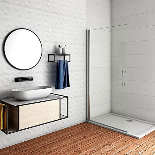 AICA paroi de douche pivotante 72x197cm en 6mm verre anticalcaire