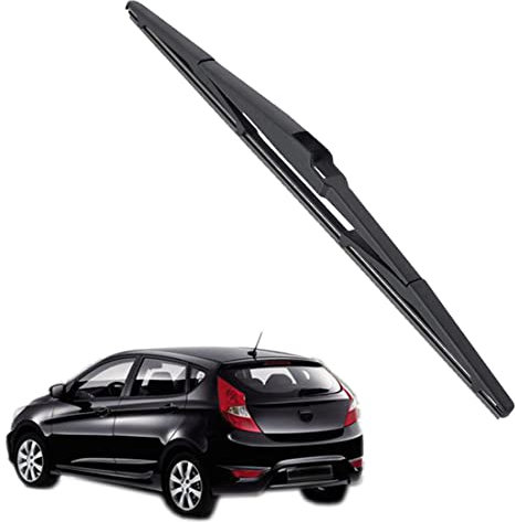 Scheibenwischer Für Auto Scheiben Wiper Blades Für Solaris 2010-2017 Wischerblatt Vorne Wischblätter Gummi Windshield Wipers 650mm+400mm fit U J Hakenarme,Rear Window Wiper 1pcs-280mm