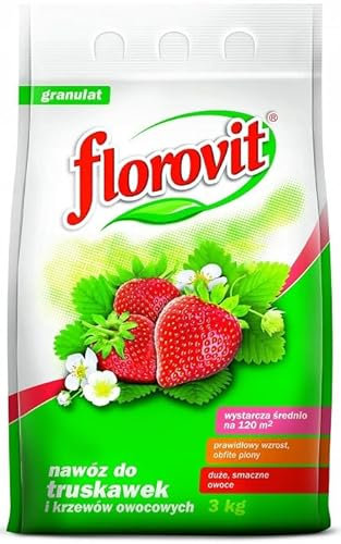 Dünger Erdbeeren Walderdbeeren Beeren Pflanzen Extra Kalium Für 120m2 NPK 3kg