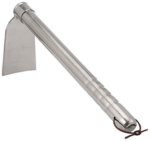 Mipcase 1 Pc houe Outillage de Jardin Outils de Jardin Pot Plantation Gardening Tools echenillage Ecole de binage de de Age charrue à Main Acier Inoxydable Silver