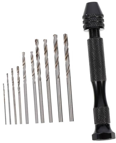 DECOMELODY Pin Vise Hand Bohrer Mini Hand Bohrer Werkzeug Kompakt Dreh Werkzeug Für Modell Holz Schmuck