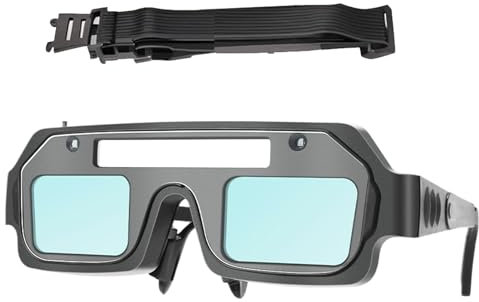 Lunettes de soudage à assombrissement automatique - Verres de soudage légers, 3 - Lentille à arc électrique | Protection anti-éblouissement pour soudure, coupe, meulage, polissage, lunettes de