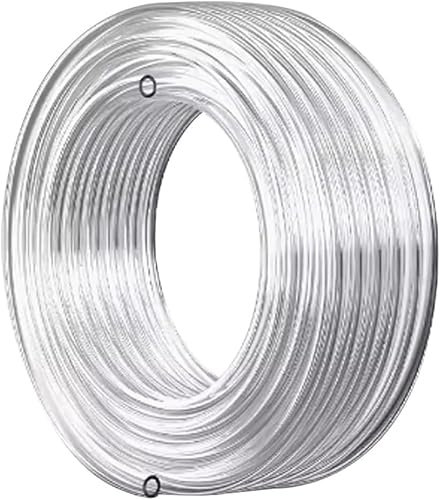 Tuyau Air Polyuréthane PU 33FT pour Transfert Air Huile Eau avec Raccords Rapides pour Compresseur Outils Pneumatiques