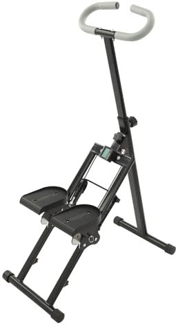 Treppensteiger für Zuhause, Faltbar Treppenstepper Stairmaster, Stair Stepper für Home Gym Übung mit 3-Stufige Pedalwinkelverstellung