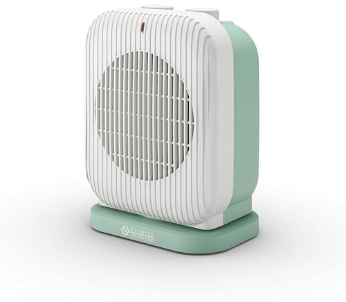 Olimpia Splendid, Caldo Funky, Termoventilator compacto de hasta 2000W, calefactor con ventilador, protección IP21 y sistema antivuelco