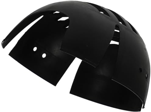 Healifty Bump Cap Insert Safety Hat Liner for Baseball Hats, Black Grid Protective Industrial Work Helmet Insert, Lightweight Breathable Head Protection Accessory
