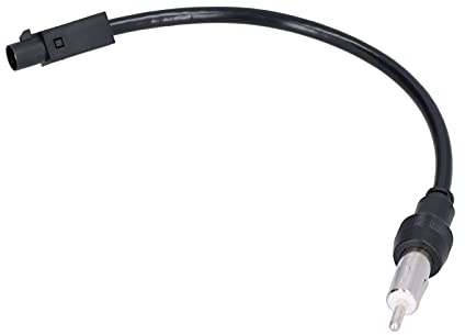 BONKZEBU Adaptador de Antena de Radio, Cable Portátil Duradero, Accesorio para Automóvil para Radio FM para Automóvil, Plug and Play, Adecuado para Todos los Automóviles, Hecho de ABS de Primera
