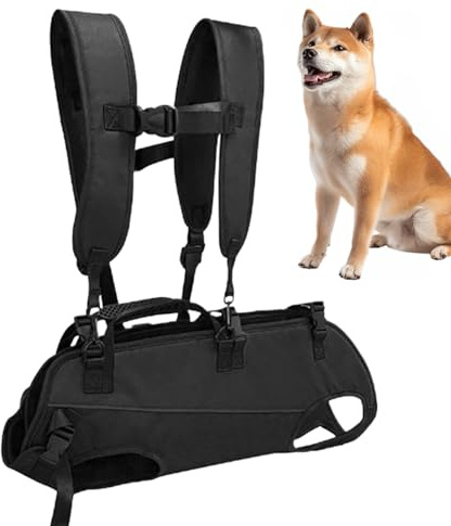 Hunde-Tragegurt-Rucksack – -Beine zur Unterstützung und Rehabilitation, Hunde-Hebegeschirr, Brustträger, verstellbare Hebegurte | tragen Schlinge für Rettungstreppen, ältere Pflege