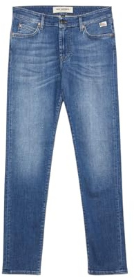 Roy Roger's Uomo Jeans Slim Fit RRU075D598A048 Cotone Blu Medio 34