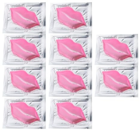 Yardwe 15 Almohadillas de Mascarilla Hidratante para Labios Colágeno, Exfoliante y Antienvejecimiento, para Uso Diario