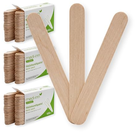 Artisanat Spatule Bouche Spatule de Spatule de Spatule en Bois de Medi-Inn Divers Quantités Top - 500 Stück