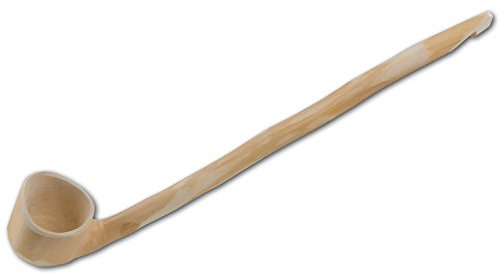 Astgabelschöpfer, Ausschankkelle, Holzkelle, Saunakelle, Schnapskelle aus Holz, 30 cm