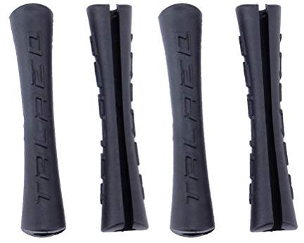 VORCOOL 4 stücke Kunststoff Fahrradschlauch Abdeckung Fahrrad Shift Line Bremskabel Schutzhülle Gehäuse (Schwarz)