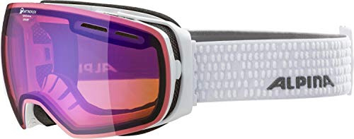ALPINA GRANBY QV - Verspiegelte, Selbsttönende & Kontrastverstärkende Skibrille Mit 100% UV-Schutz Für Erwachsene