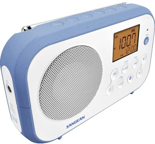 PR-D12BT W/Blue(Traveller 120) UKW Kofferradio wiederaufladbar