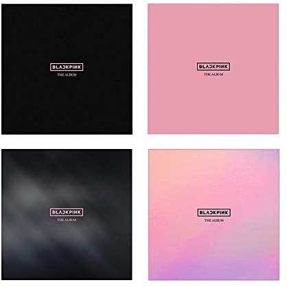 BlackPink 1st Full Album The Album Set (Version 1,2,3,4) (Incl Transparent Photocard Set)