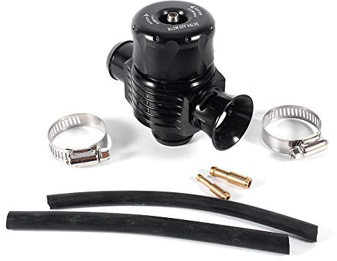 Valvola di scarico Turbo regolabile BOV, separatore universale a doppia porta per auto in alluminio 25mm soffiaggio valvola di scarico Turbo Bovquilu blu off valvola dump valvola 25mm dual