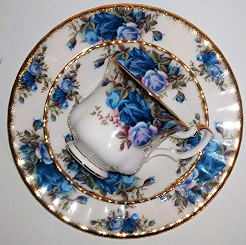 Rofu Sammeltasse/Royal Albert/Moonlight Rose / 3er Set/Original/Bone China/Dehner Action