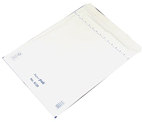 Sobres autoadhesivos forrados de burbujas HK K20 350 x 470 mm/370 x 480 mm, 50 unidades blanco/sobres y accesorios de envío/tipo-burbuja autoadhesiva/tipo-HK/color-blanco/formato-K20