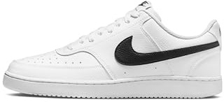 NIKE Herr Court Vision Low Better Basketskor, Vit, 45.5 EU
