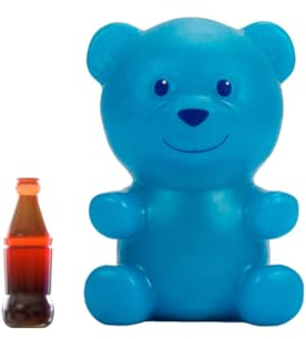 Gummymals - Interaktiv blå gummibjörn - 20+ kommentarer och ljud